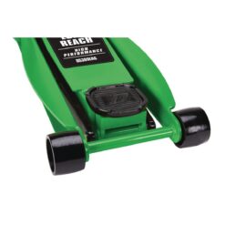 DAYTONA 3 Ton Long-Reach Low-Profile Professional Floor Jack with RAPID PUMP, Green