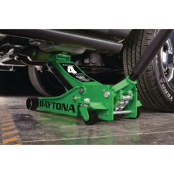 DAYTONA 4 Ton Professional Floor Jack with RAPID PUMP, Green