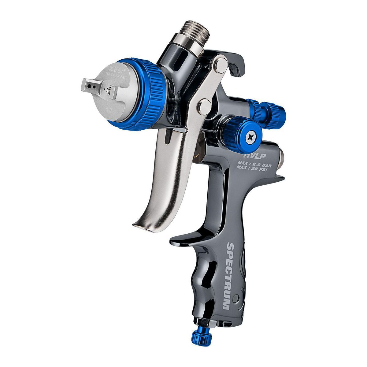 SPECTRUM Premium HVLP Gravity-Feed Paint Sprayers with Side Fan Control