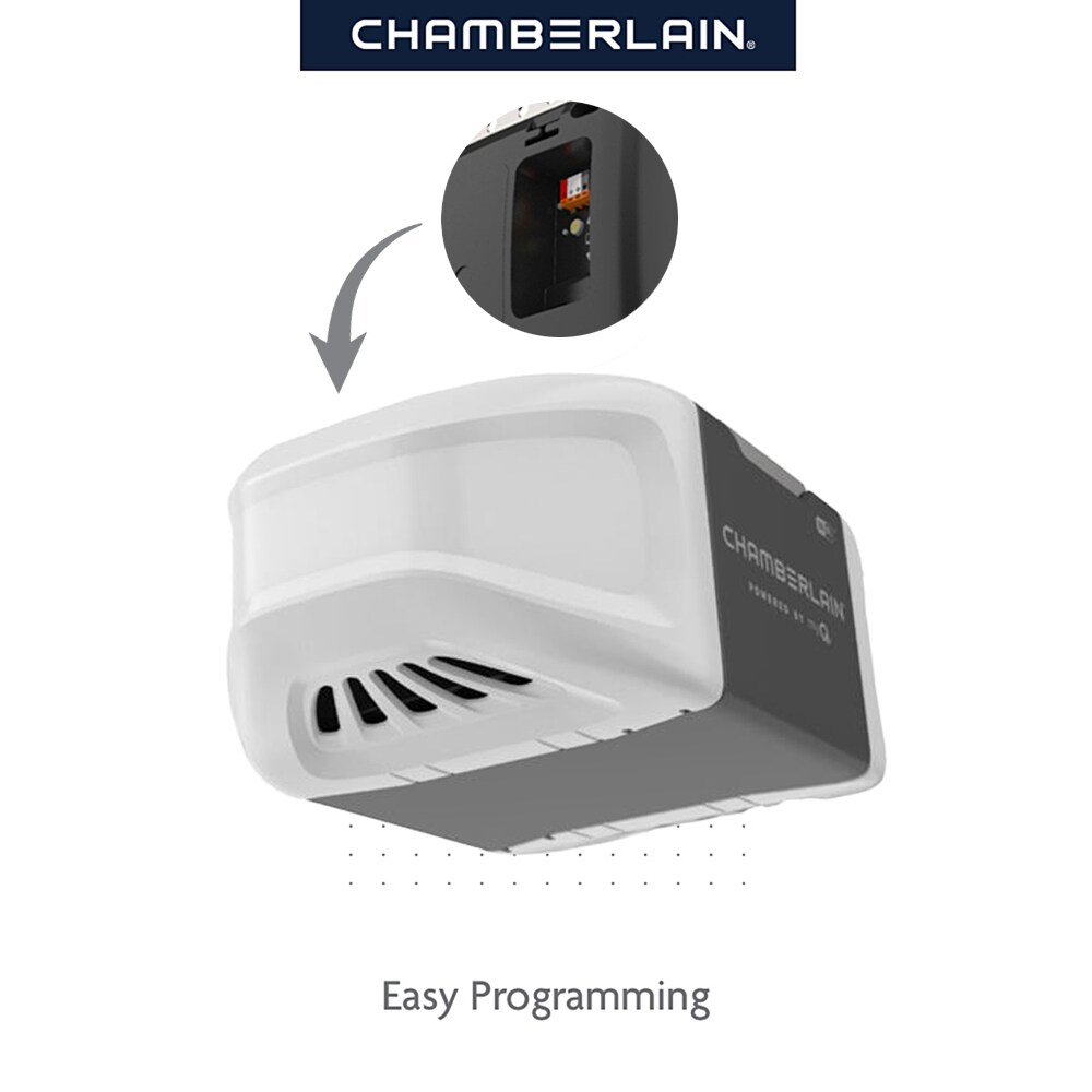 Chamberlain 1/2 HP myQ Smart Compatible Belt drive Garage Door Opener Wi-Fi Compatibility - Image 7