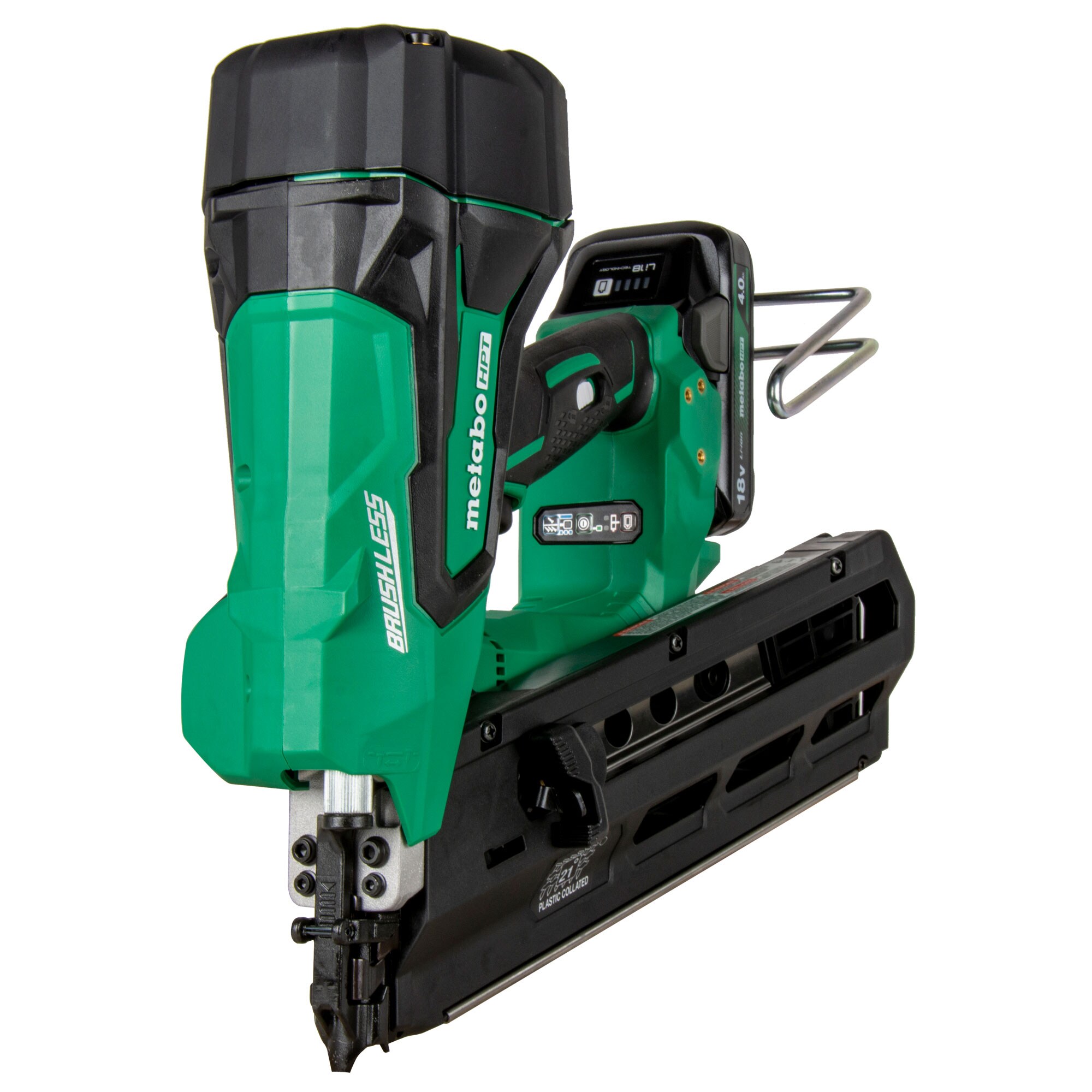Metabo HPT 3-1/2-in 21 -Degree Cordless Battery Included and Charger Included ) - Image 9
