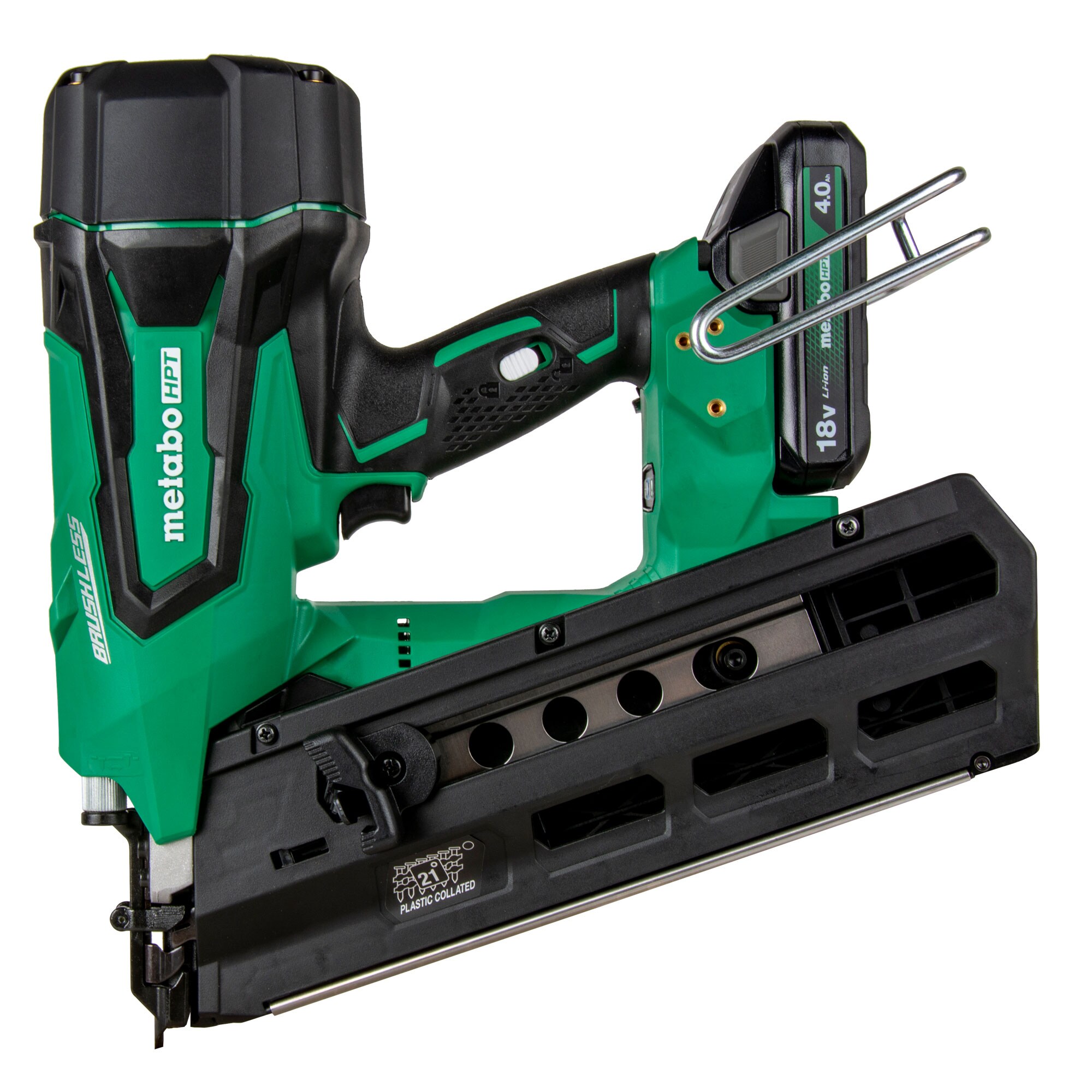 Metabo HPT 3-1/2-in 21 -Degree Cordless Battery Included and Charger Included ) - Image 7