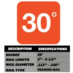 Alternative view of Metabo HPT 3-1/2-in 30 -Degree Pneumatic