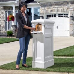 Alternative view of Step2 Atherton Locking Plastic Extra Large Mailbox White