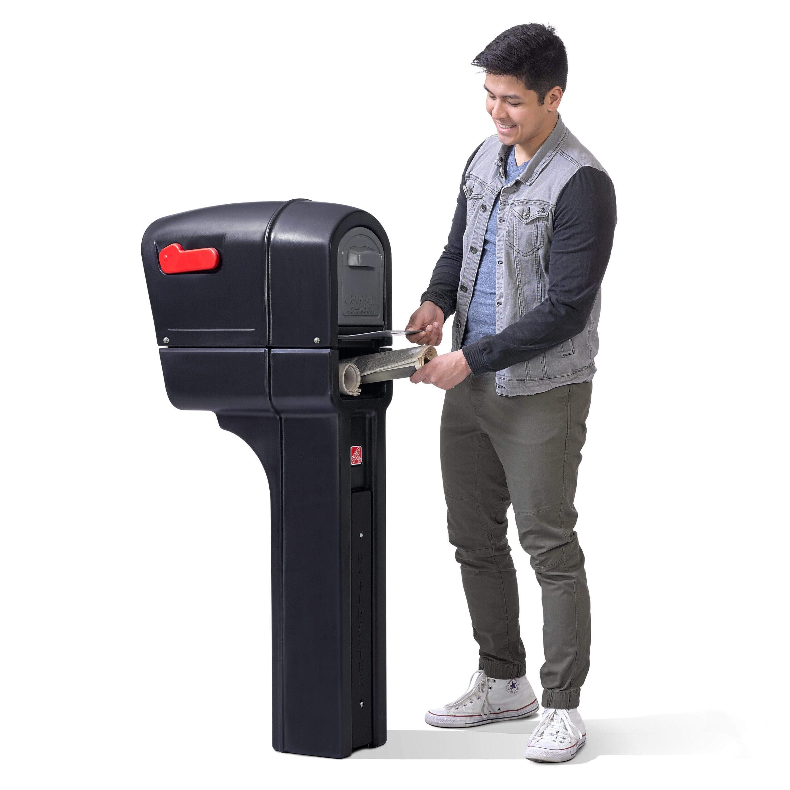 Step2 MailMaster Plastic Large Mailbox Black - Image 2