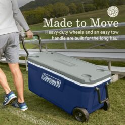 Coleman Classic Series 100-Quart Wheeled Cooler, Twilight