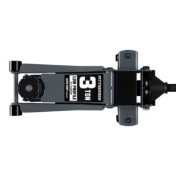 PITTSBURGH 3 Ton Low-Profile Floor Jack with RAPID PUMP, Slate Gray