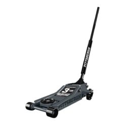 PITTSBURGH 3 Ton Low-Profile Floor Jack with RAPID PUMP, Slate Gray