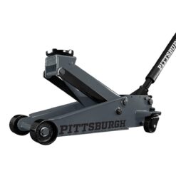 PITTSBURGH 3 Ton Floor Jack with RAPID PUMP, Slate Gray