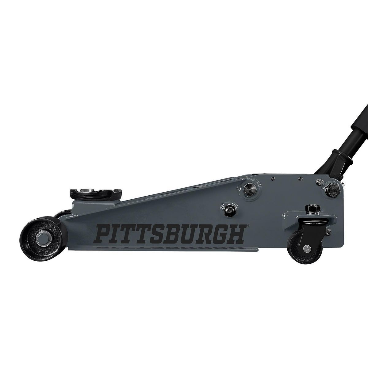 PITTSBURGH 3 Ton Floor Jack with RAPID PUMP, Slate Gray