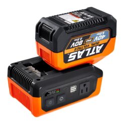 ATLAS 40V and 80V, 300 Watt Battery-Powered Inverter - Tool Only