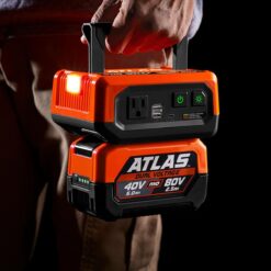 ATLAS 40V and 80V, 300 Watt Battery-Powered Inverter - Tool Only