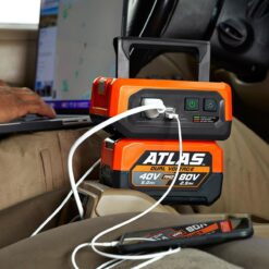ATLAS 40V and 80V, 300 Watt Battery-Powered Inverter - Tool Only