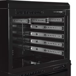 U.S. GENERAL 27 in. x 22 in. Top Chest, Series 3, Black