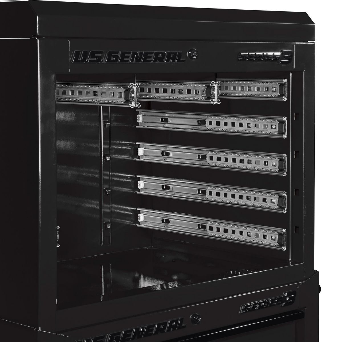 U.S. GENERAL 27 in. x 22 in. Top Chest, Series 3, Black
