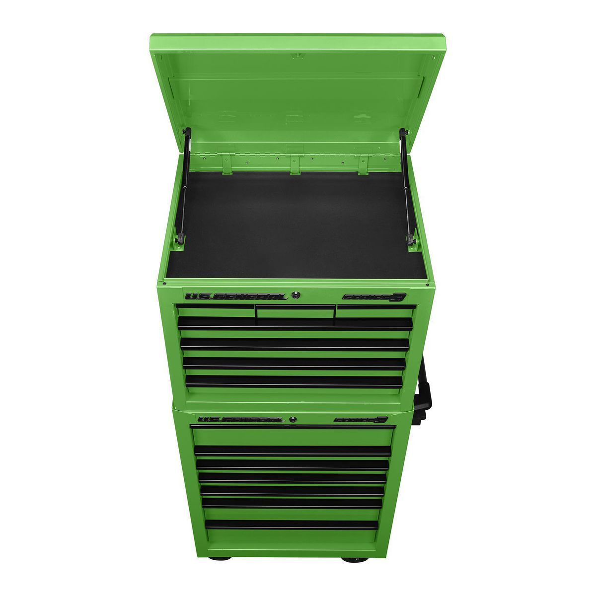 U.S. GENERAL 27 in. x 22 in. Top Chest, Series 3, Green