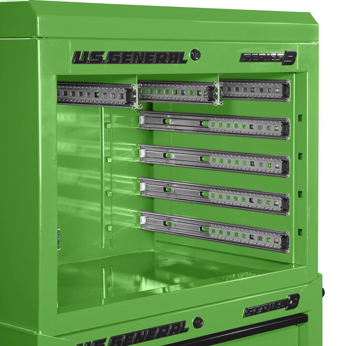 U.S. GENERAL 27 in. x 22 in. Top Chest, Series 3, Green