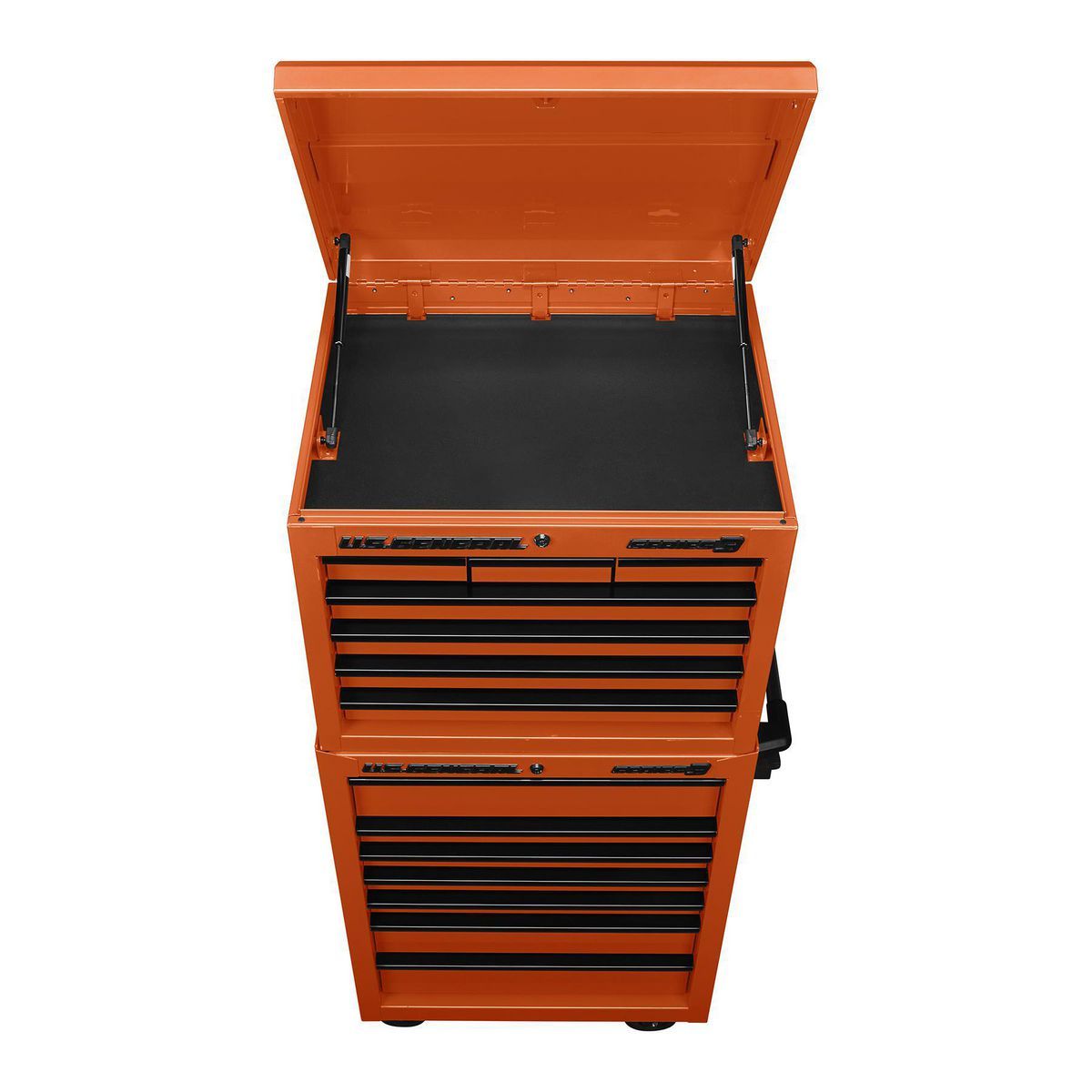 U.S. GENERAL 27 in. x 22 in. Top Chest, Series 3, Orange