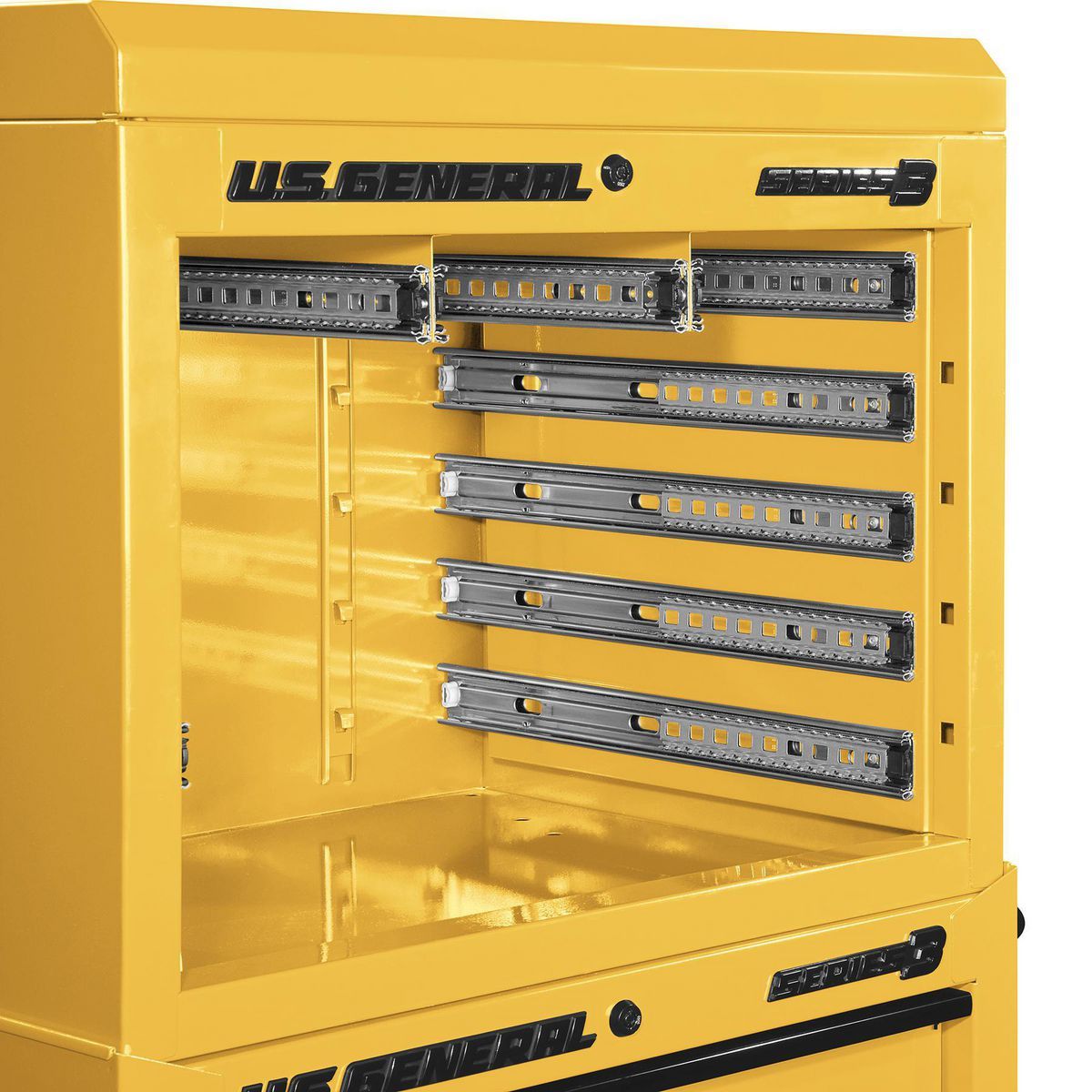 U.S. GENERAL 27 in. x 22 in. Top Chest, Series 3, Yellow