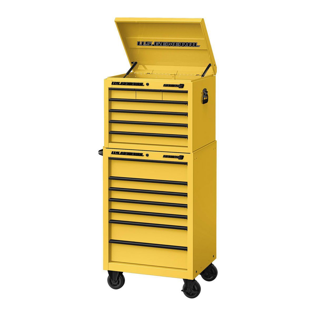 U.S. GENERAL 27 in. x 22 in. Top Chest, Series 3, Yellow