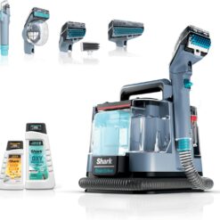 Shark Carpet Cleaner Machine, Portable Upholstery StainStriker, Spot, Odor & Stain Remover, Nordic Blue, PX202BRN