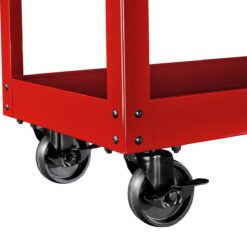 U.S. GENERAL 30 in., 1-Drawer Service Cart, Red