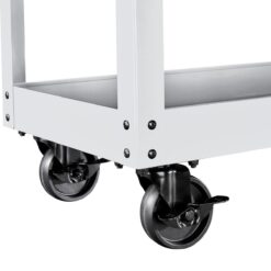 U.S. GENERAL 30 in., 1-Drawer Service Cart, White