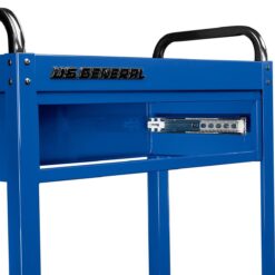 U.S. GENERAL 30 in., 1-Drawer Service Cart, Blue