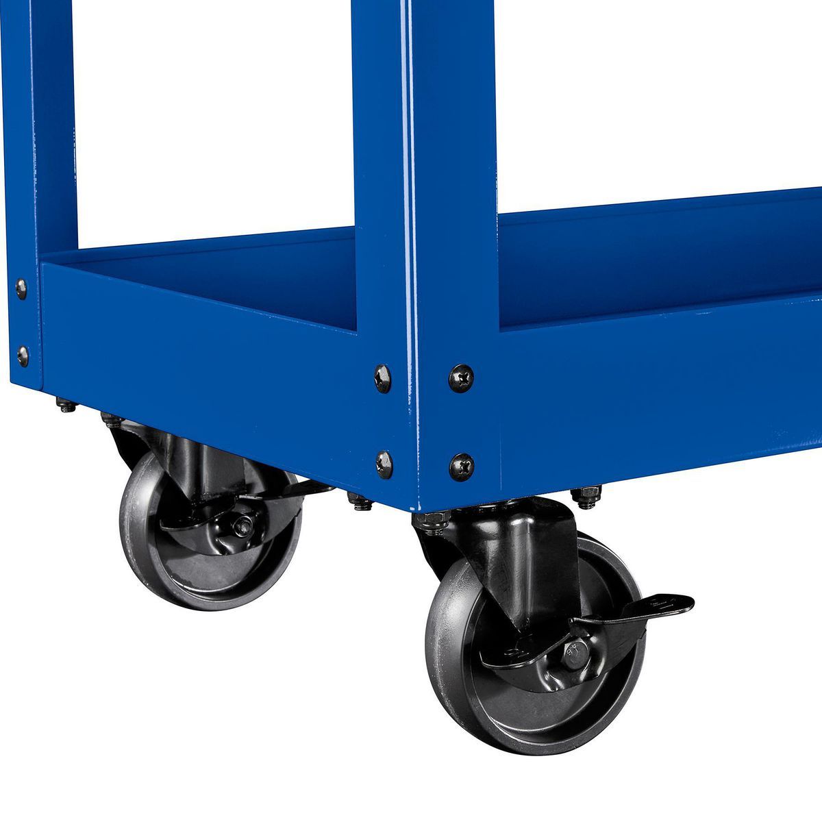 U.S. GENERAL 30 in., 1-Drawer Service Cart, Blue