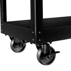 U.S. GENERAL 30 in., 1-Drawer Service Cart, Black
