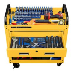 U.S. GENERAL 30 in., 1-Drawer Service Cart, Yellow