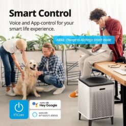 Coway Airmega 300S App-Enabled Smart Air Purifier (Covers 1,256 sq. ft.), True HEPA Air Purifier with Smart Technology