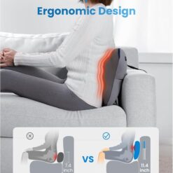 BOB AND BRAD Back Massager with Heat and Remote, EZBack Plus Neck Massager for Pain Relief Deep Tissue