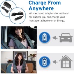 Etekcity FSA/HSA Eligible Cordless Neck Massager for Pain Relief Deep Tissue, Shiatsu Low Back Massager