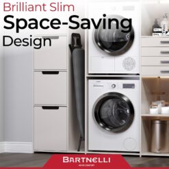 Bartnelli Ironing Board with 4 Layered Cover & Pad, Height Adjustable up to 36