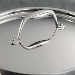 Tramontina Tri-Ply Clad Stainless Steel 10-Piece Cookware Set with Lids, Pots and Pans Kitchen Set