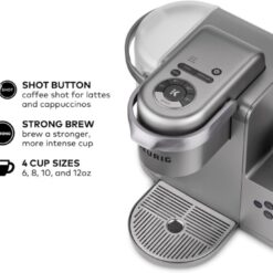 Silver Keurig K-Cafe Single Serve K-Cup Coffee, Latte and Cappuccino Maker