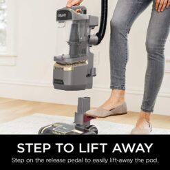 Shark Rotator Vacuum Vacuum with Self Brushroll Powerful Pet Hair Pickup and HEPA Filter, Lift-Away Upright w/Duo Clean, Silver