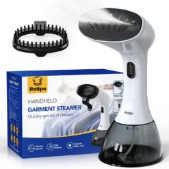Rolipo Steamer for Clothes 1350W, Clothes Steamer, Upgraded 400ML Large Capacity Water Tank, Wrinkle Remover