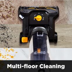EUREKA PowerSpeed Lightweight Powerful Upright Vacuum Cleaner for Carpet and Hard Floor, Pet Turbo, Black, Yellow