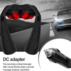 Mirakel Neck Massager, Shiatsu Back Neck Massager with Heat, Electric Shoulder Massager Pillow