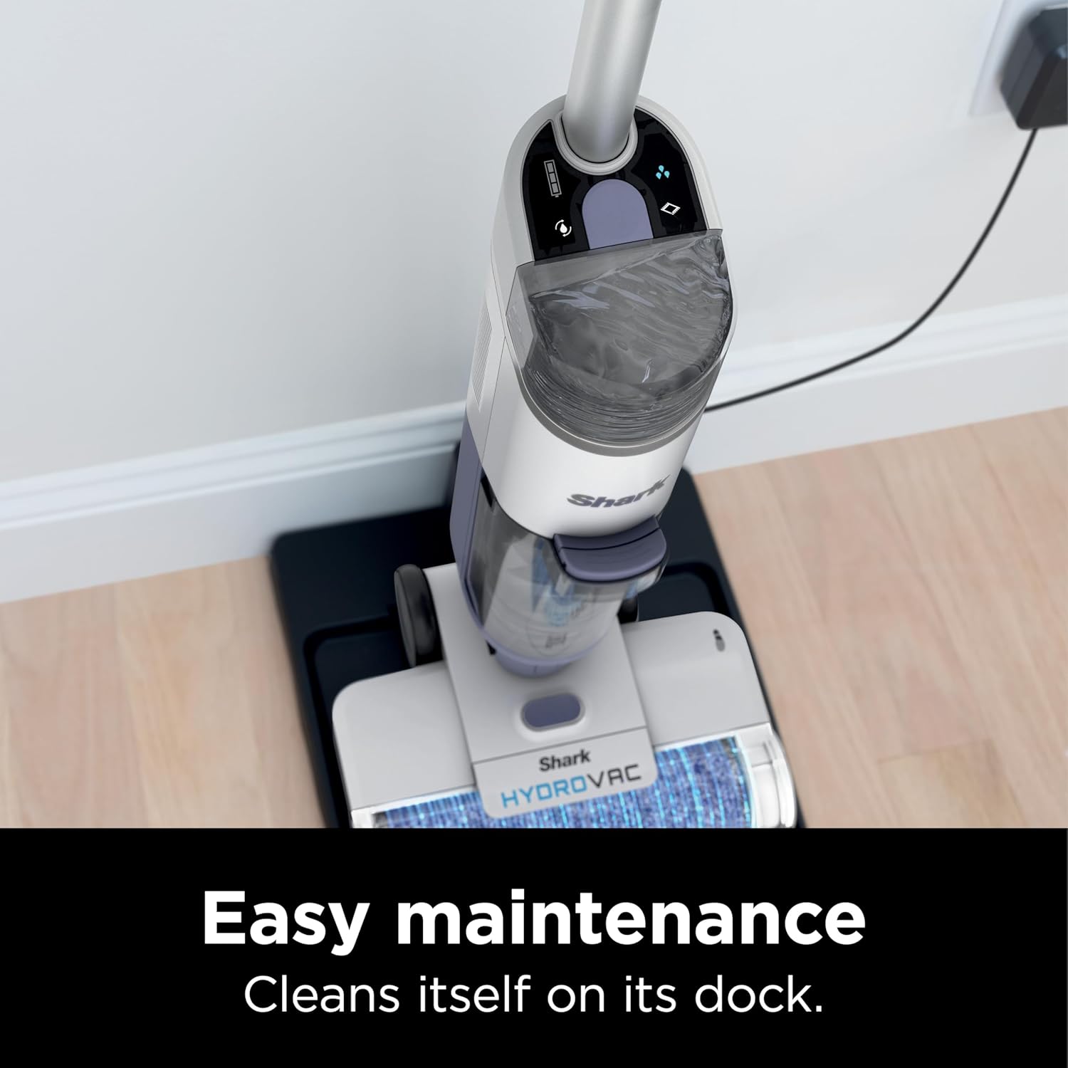 Shark HydroVac Cordless Pro 3-in-1 Vacuum, Mop and Self-Cleaning System, Lightweight, Antimicrobial Brushroll, Polar White, WD200