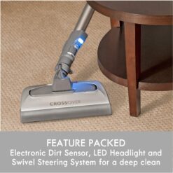 Kenmore Elite 21814 Pet Friendly CrossOver Lightweight Bagged HEPA Canister Vacuum with Pet PowerMate - Silver/Gray