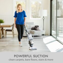 Kenmore DU4399 Featherlite Lift-Up Bagless Upright Vacuum 2-Motor Power Suction Lightweight Carpet Cleaner, White