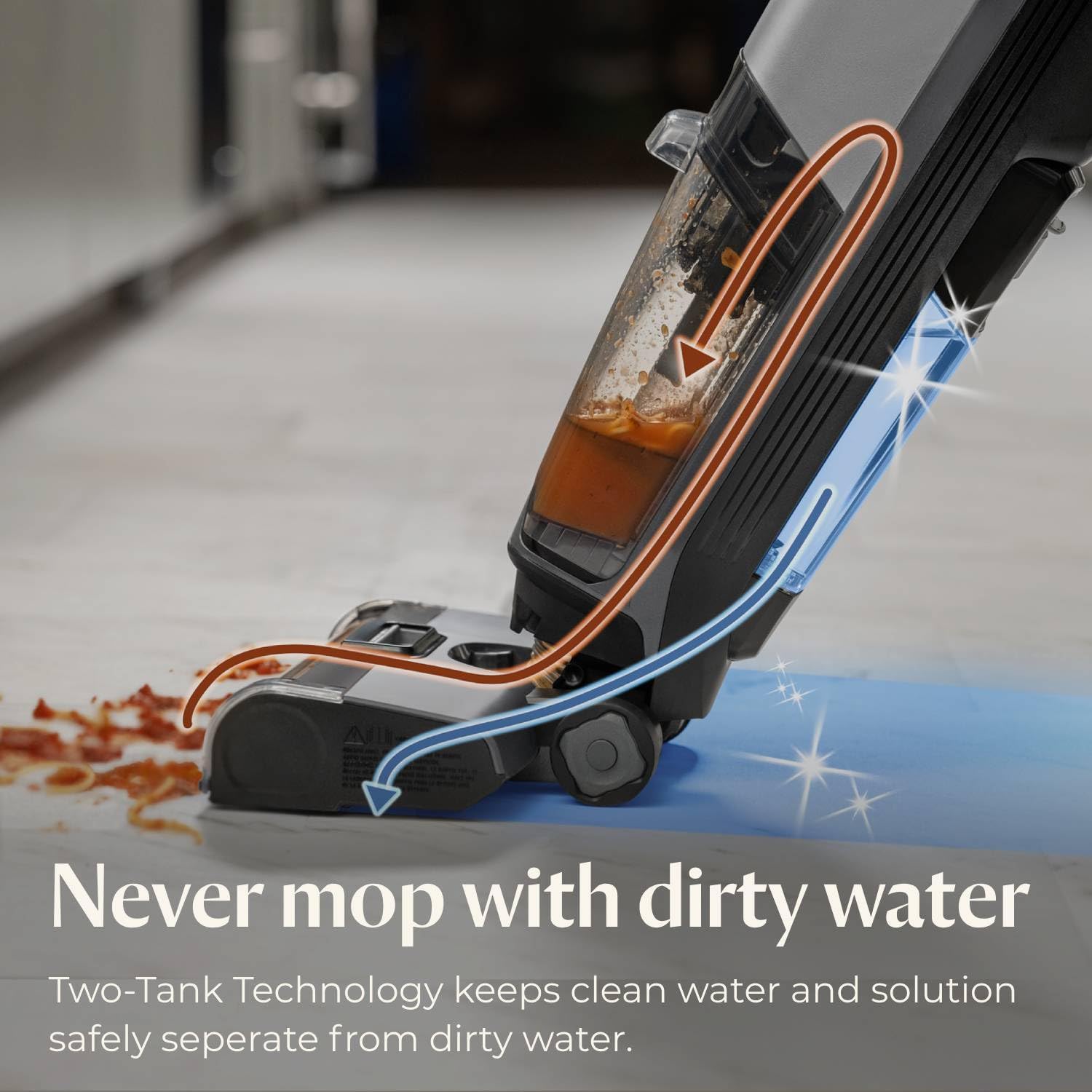 Bissell CrossWave OmniForce Cordless Multi-Surface Hard Floor Cleaner Wet Dry Vacuum with Dedicated Dry Vacuum Mode, 3882