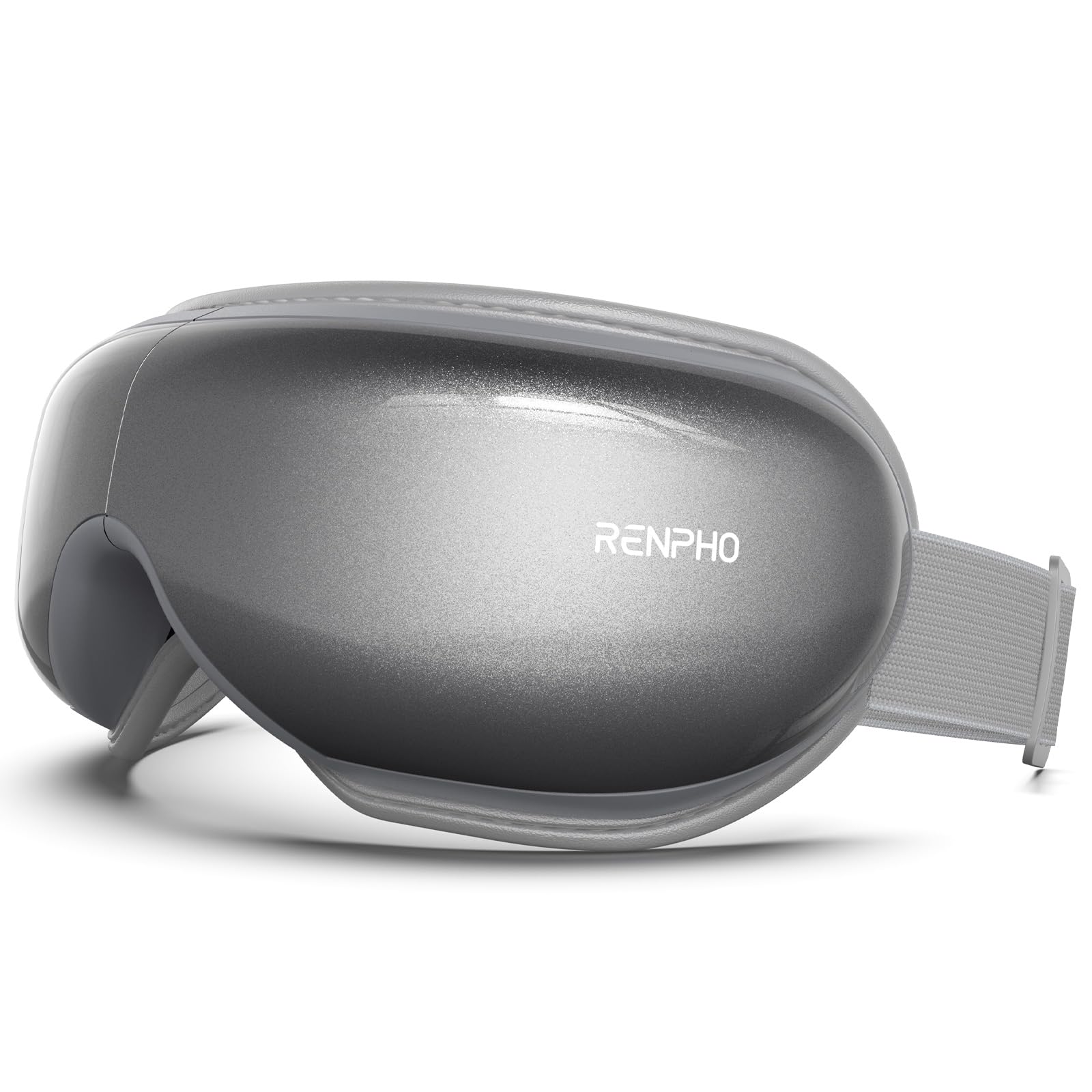 RENPHO Eye Massager Eyeris 1, Gifts for Women/Men Sleep Eye Mask with Heat Bluetooth Music, Grey