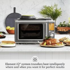 Breville BMO870BSS1BUC1 Combi Wave 3-in-1 Microwave, Brushed Stainless Steel
