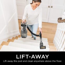 Shark Rotator Vacuum Vacuum with Self Brushroll Powerful Pet Hair Pickup and HEPA Filter, Lift-Away Upright w/Duo Clean, Silver