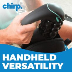 Chirp RPM Mini - Rolling Percussive Massager, Percussive Therapy, Whole Body Relief, Deep Tissue and Muscle Recovery, 3-Speed Spin