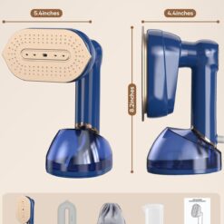 CPWORLD Steamer for Clothes, Travel Steamer & Iron 2-in1, Handheld Clothes Steamer-20s Heat-up